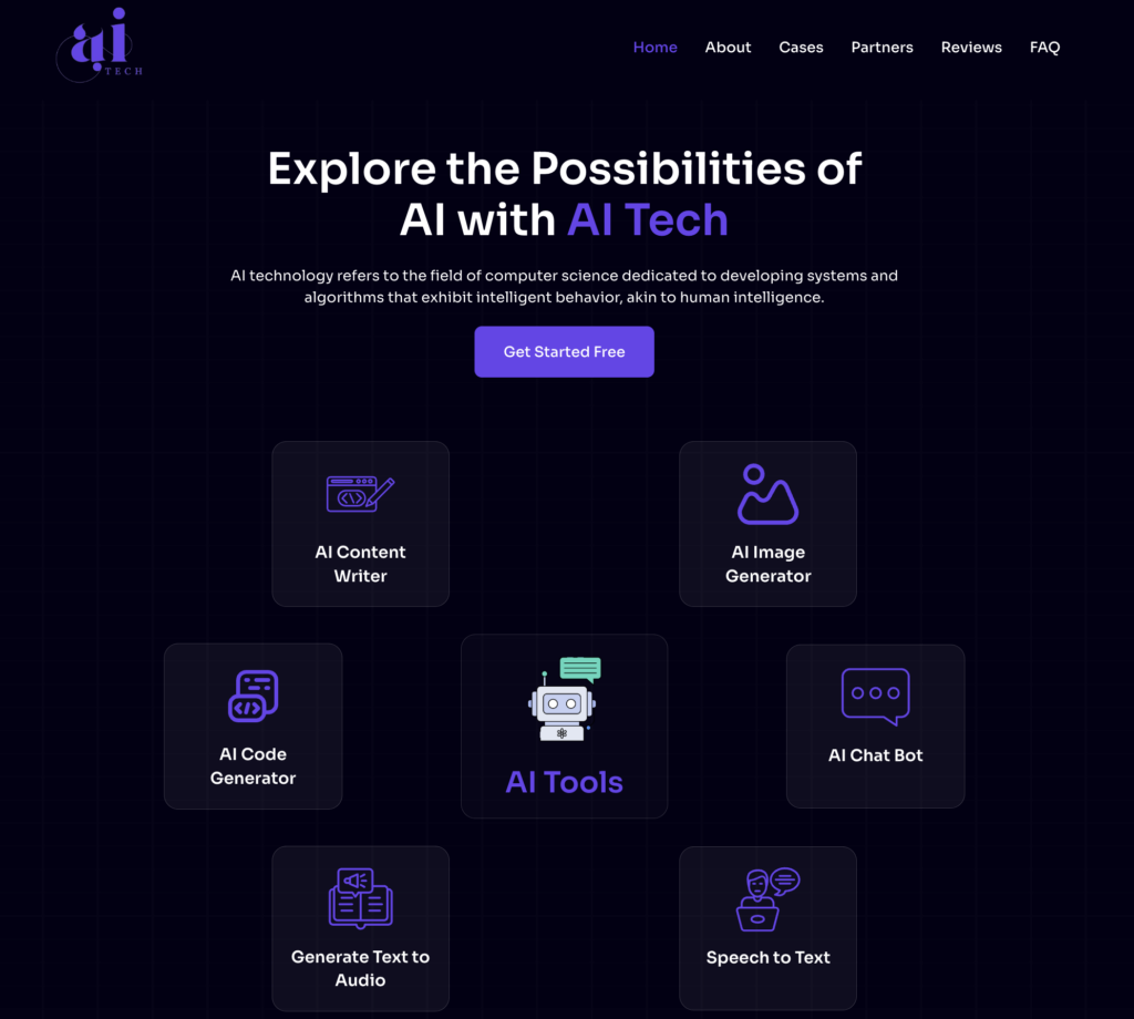 AI Tech-best-ai-web-design-templates